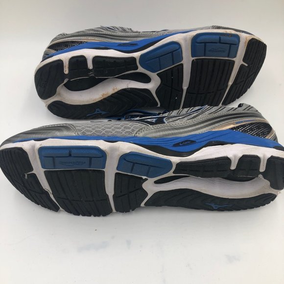 Gray/Blue Mizuno Athletic Shoes - Picture 5 of 7